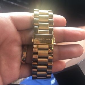 Gold Michael kors watch